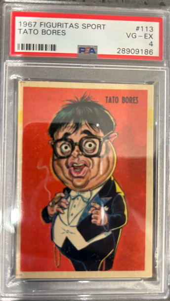 1967 Figuritas Sport Tarp Bores PSA 4