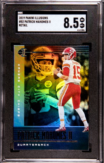 2019 Illusions Retail #52 patrick mahomes SGC 8.5