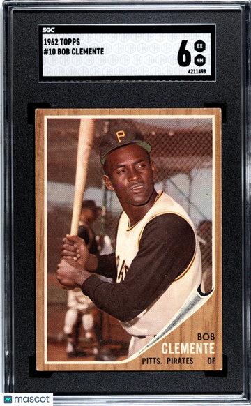 1962 Topps Bob Clemente #10 SGC 6