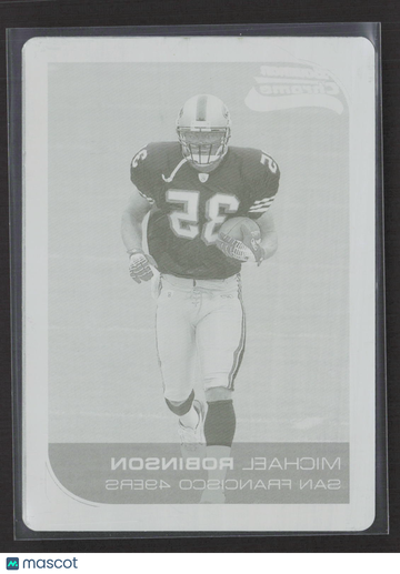2006 Bowman Chrome Michael Robinson #259 Magenta Printing Plate /1 Printing Plate