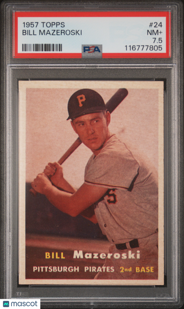 1957 Topps Bill Mazeroski #24 PSA 7.5