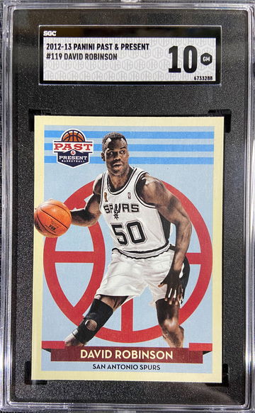 2012-13 Panini Past & Present David Robinson SGC 10 GEM MINT HOFer