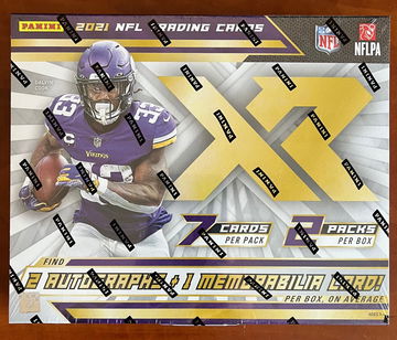 2021 Panini XR Football Hobby Box (3 HITS)