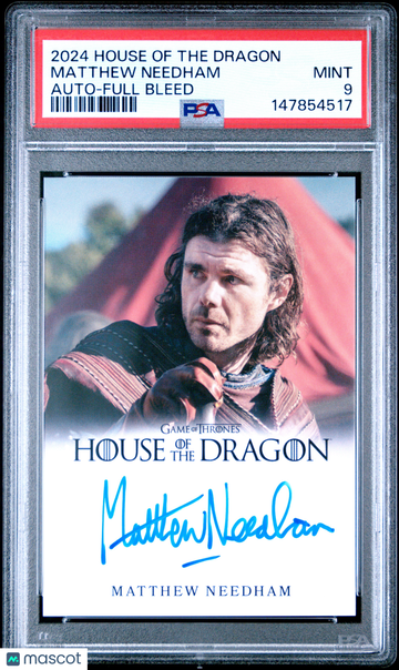 2024 Rittenhouse House Of The Dragon Season One Autographs Matthew Needham Full Bleed PSA 9