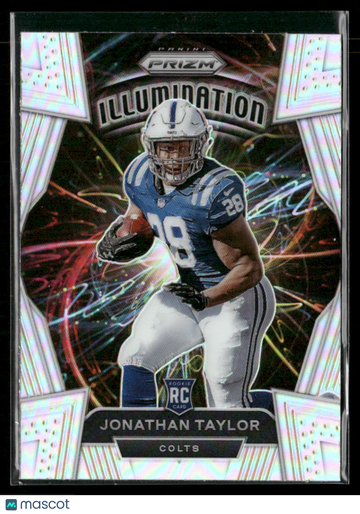 2020 Panini Prizm Jonathan Taylor #11 Silver Prizm Illumination SP RC Rookie