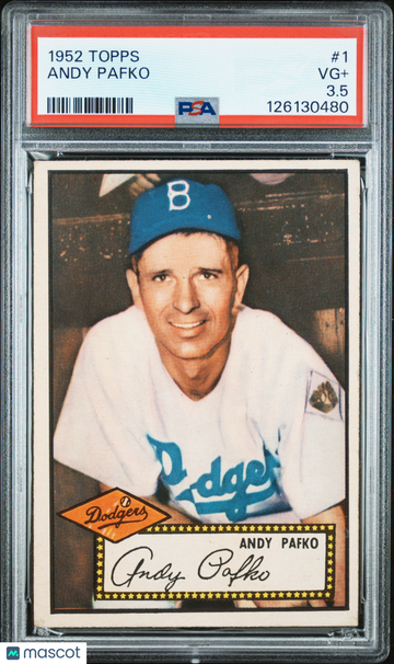 1952 Topps Andy Pafko #1 PSA 3.5