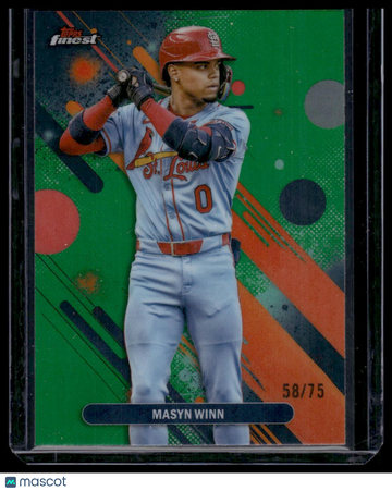 2025 Topps Finest Masyn Winn #3 Green /75