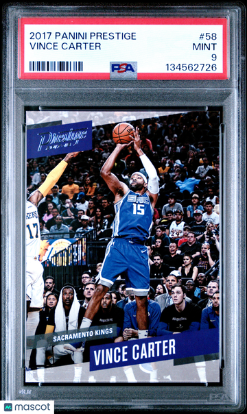 2017 Panini Prestige Vince Carter #58 PSA 9