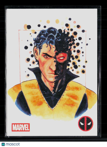 2025 Topps Deadpool Chrome Don Nguyen Original Sketch Card
