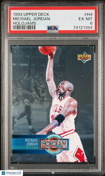 1993 Upper Deck Holojam Michael Jordan #H4 Holojams PSA 6