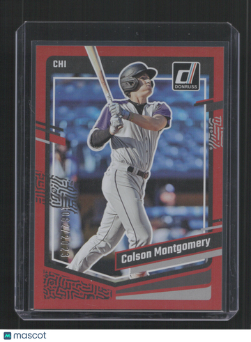 2023 Donruss Colson Montgomery #96 #96 Holo Red /2023 SN