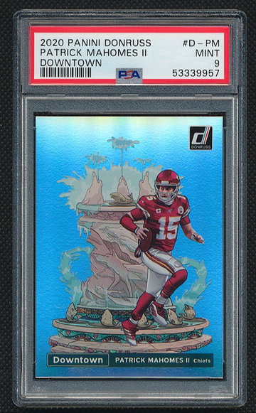 2020 Donruss Patrick Mahomes Downtown