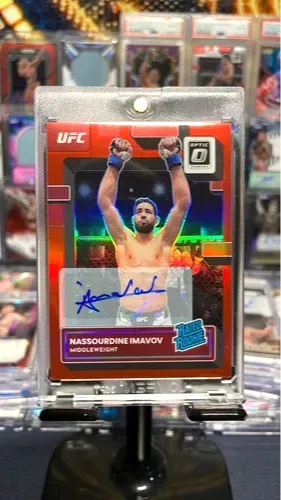 2023 Panini Donruss Optic UFC Red #103 Nassourdine Imavov Auto