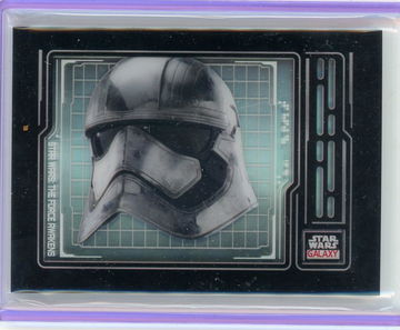 2024 Topps Star Wars Chrome Galaxy Captain Phasma Helmet #AS-13