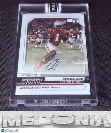 2024 Panini Instant NIL Quinshon Judkins #QJA Autographs Base SN AU NIL