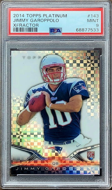 2014 JIMMY GAROPPOLO Topps Platinum XFRACTOR PSA 9 Rookie RC #143
