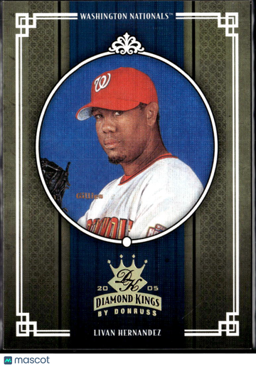 Livan Hernandez 2005 Donruss Diamond Kings Crowning Moment /10 Washington Nationals