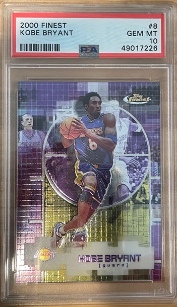 Kobe Bryant 2000 Finest #8 PSA 10 Gem Mint Mamba