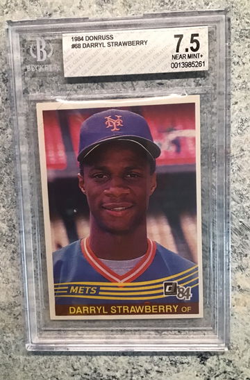 1984 Donruss #68 Darryl Strawberry Near Mint+