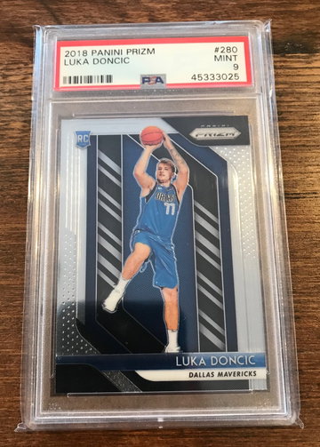 PSA 9 Luka Doncic 2018 Prizm 280