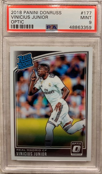 2018 Panini Donruss Vinicius Junior Optic PSA 9 Low POP!