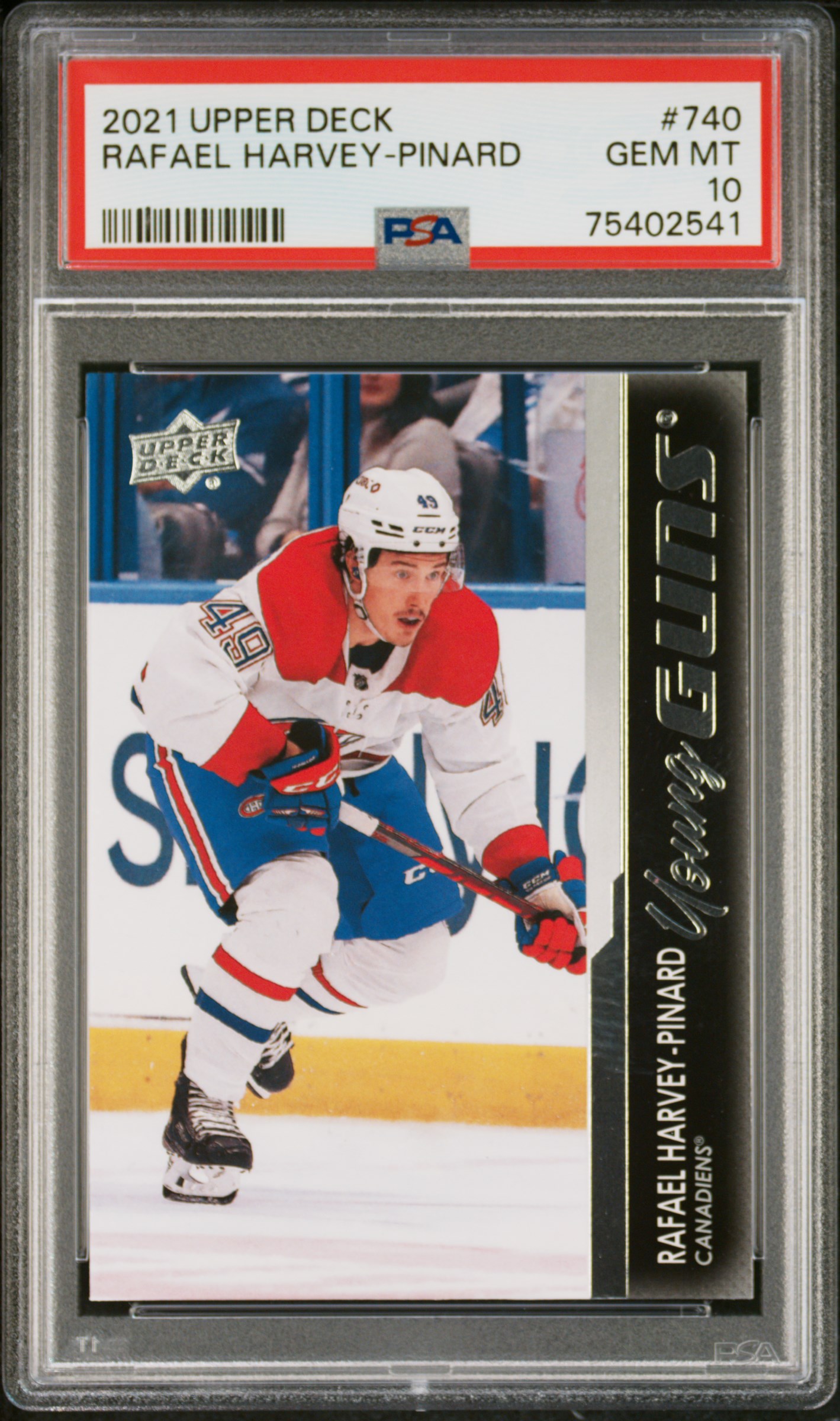 2021-2022 Upper Deck Rafael Harvey-Pinard #740 PSA 10