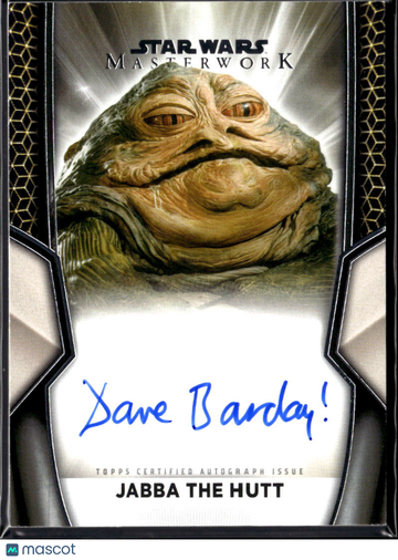 2015 Topps Star Wars Masterwork David Barclay Autograph #A-DB
