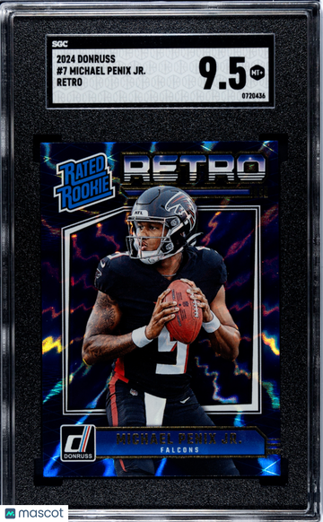 2024 Donruss Michael Penix JR. #7 Retro Rookie SGC 9.5