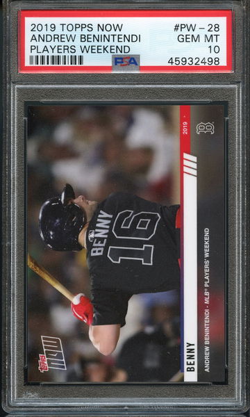 Andrew Benintendi 2019 Topps Now Players Weekend PSA 10