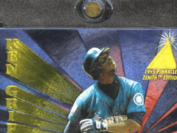 Ken Griffey Jr. Seattle Mariners 1995 Pinnacle Zenith Edition Z-Team Dufex Trading Card #2 of 18