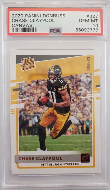 Chase Claypool 2020 rated rookie canvas psa 10 gem mint