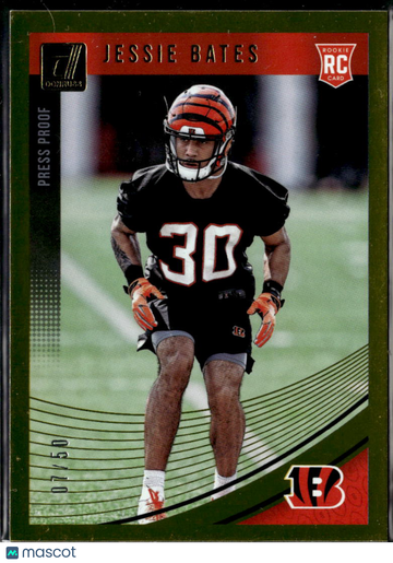 2018 Donruss Jessie Bates #372 Press Proof Gold /50