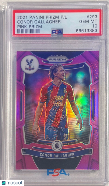 2021 Panini Prizm Premier League Conor Gallagher #293 Pink PSA 10