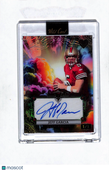 2024 Wild Card 7 Card Stud Jeff Garcia #AH7CE-JG 1/1 /1