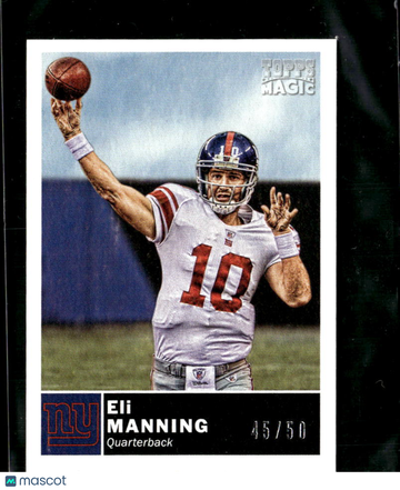 Eli Manning 2010 Topps Magic /50 New York Giants