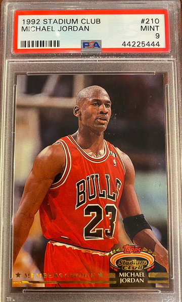 Michael Jordan 1992 Topps Stadium Club