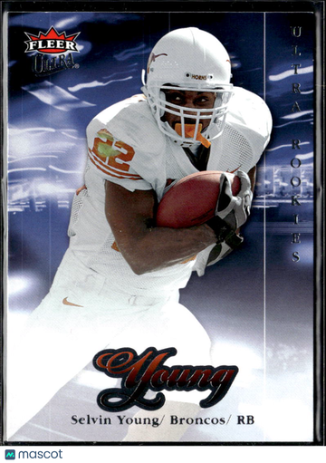 Selvin Young 2007 Fleer Ultra Denver Broncos