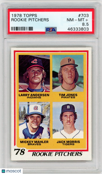 1978 Topps Rookie Pitchers #703 PSA 8.5