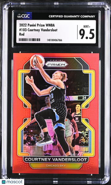 2022 Prizm WNBA Courtney Vandersloot #103 Red CGC 9.5