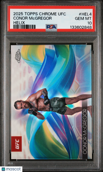 2025 Topps Chrome UFC Helix Conor McGregor #HEL4 PSA 10