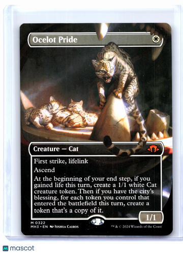 2024 Magic: The Gathering—Ocelot Pride (Borderless) #0322 Modern Horizons 3—Mythic Nonfoil