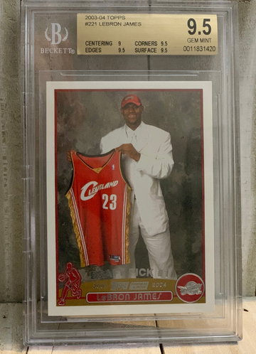 Lebron James 03-04 Topps RC