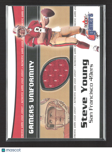 2000 Fleer Gamers Gamers Uniformity Steve Young Game-used jersey