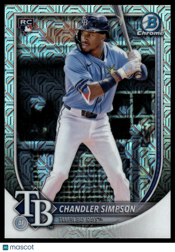2025 Bowman Chrome Chandler Simpson #18 Mega Box Refractor RC
