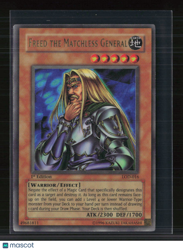 Yu-Gi-Oh! TCG 2003 Yu-Gi-Oh! Legacy of Darkness Freed the Matchless General 1st Edition