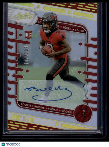 2024 Panini Absolute Bucky Irving #186 Signature Rookies Spectrum SN AU