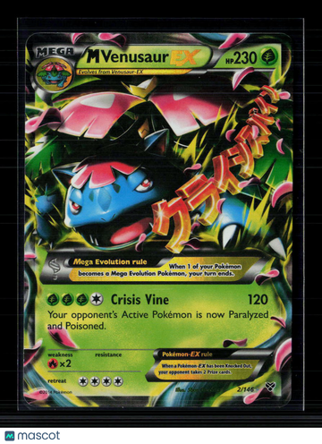 Pokemon 2014 XY M Venusaur EX #2/146