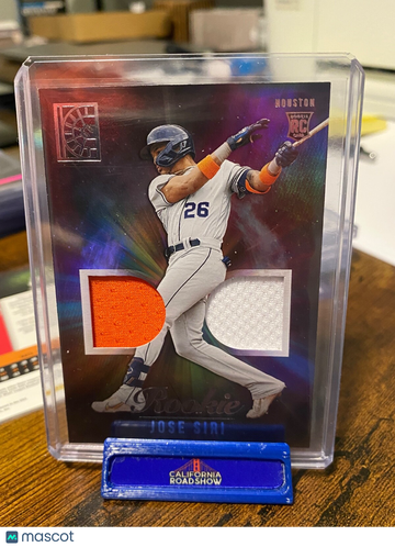 2022 Capstone Jose Siri #RDM-JS Materials Rookie
