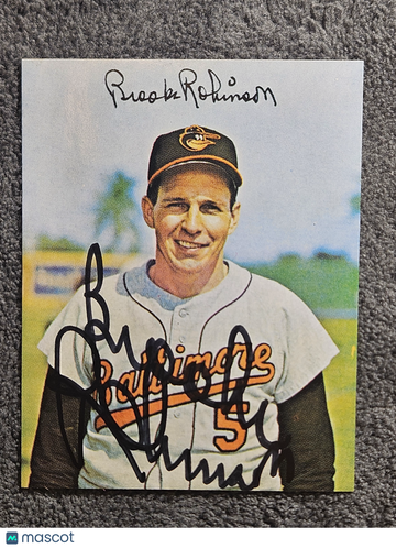 1967 Dexter Press Brooks Robinson HOF Signed Autograph Auto JSA