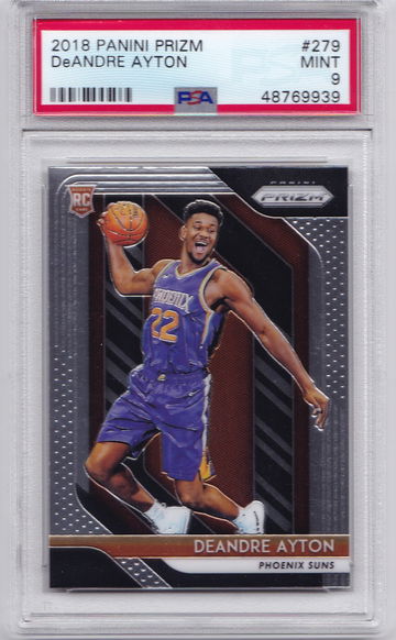 DeAndre Ayton 2018 Prizm PSA 9 